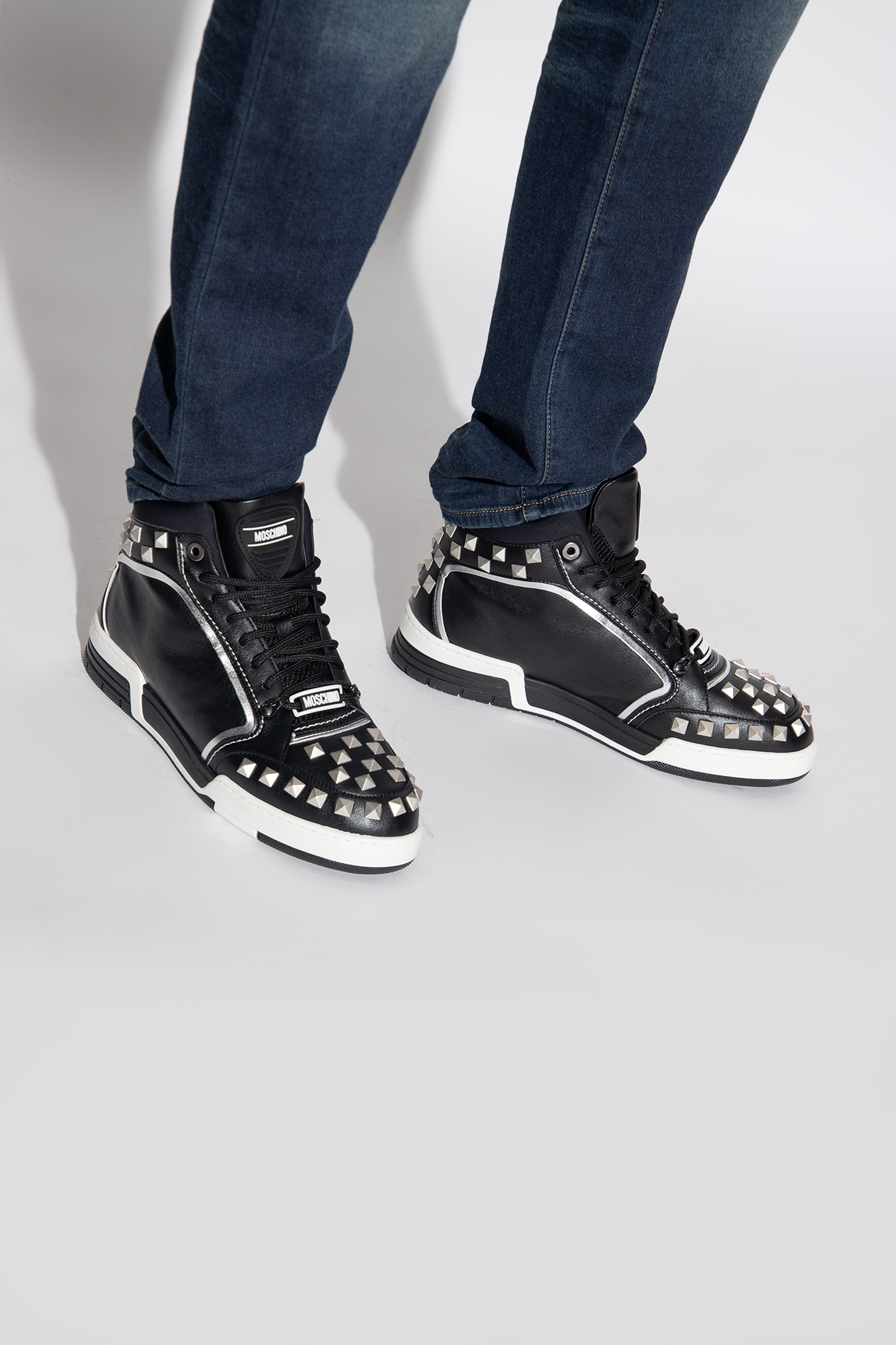 Studded sneakers sale mens